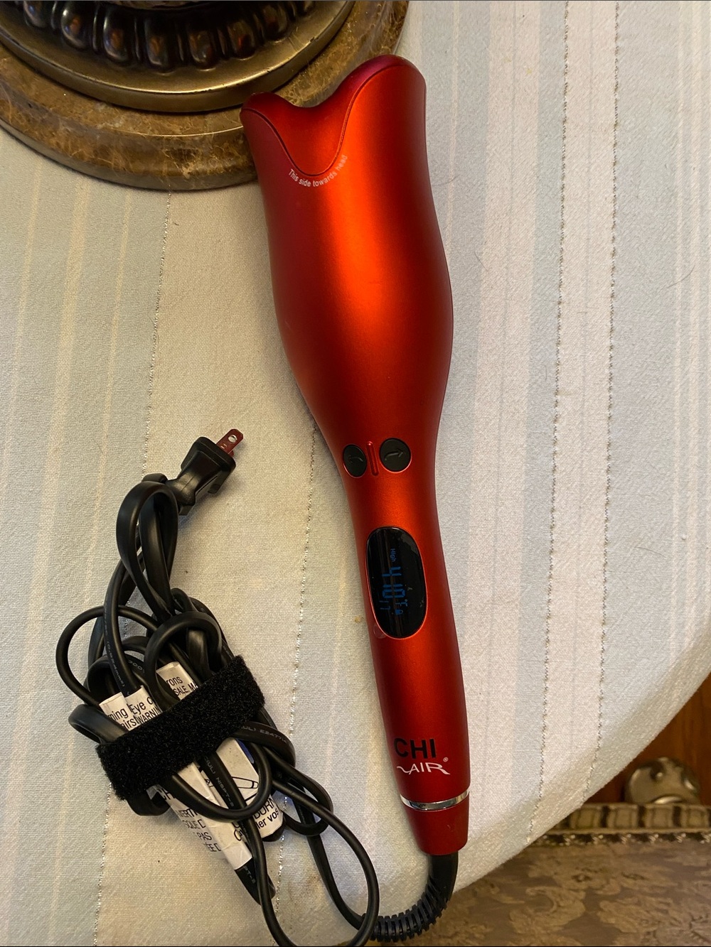 CHI Red Automatic Hair Curler - Professional Styling Tool